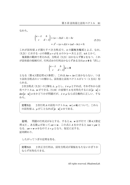 線形代数入門 線形代数入門